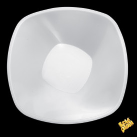 Plastic Bowl PP White "Square" 3000ml Ø27,7cm (30 Units)