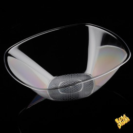 Plastic Bowl PS Crystal Hard "Square" 3000ml Ø27,7cm (30 Units)