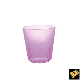 Plastic Cup PS Lilac Clear Ø7,3cm 220ml (1000 Units)