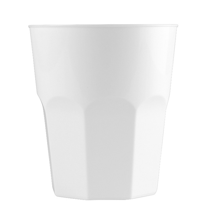 Plastic Cup for Cocktail PP White Ø8,4cm 270ml (20 Units) Plastic Cup for Cocktail PP White Ø8,4cm 270ml (20 Units)
