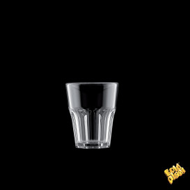 Plastic Shot SAN Reusable Clear 40ml (72 Units)