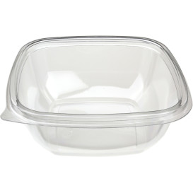 Plastic Bowl PET Square Shape 250ml 125x125x40mm (500 Units)