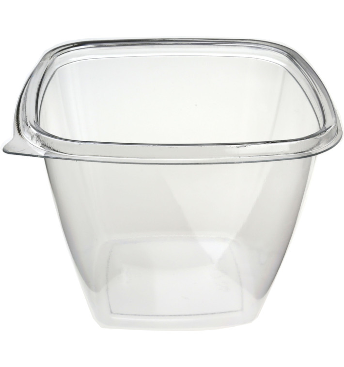 Plastic Bowl PET Square Shape 750ml 125x125x90mm (50 Units) Plastic Bowl PET Square Shape 750ml 125x125x90mm (50 Units)