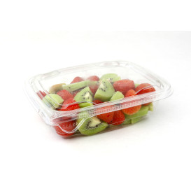 Plastic Deli Container PET Tamper-Evident 600ml 18x14x4cm (65 Units) 