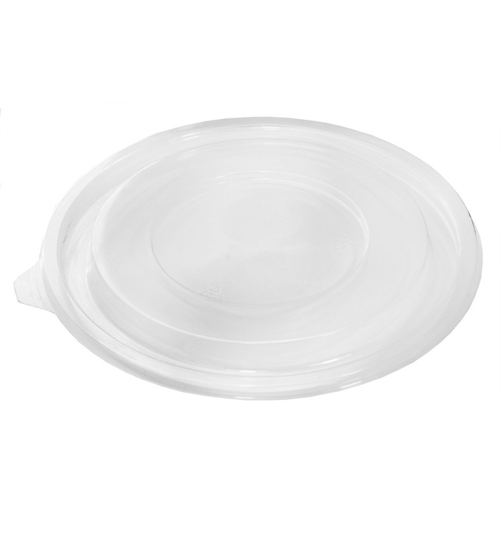 Plastic Lid for Bowl PET Flat Ø18cm (60 Units) Plastic Lid for Bowl PET Flat Ø18cm (60 Units)