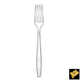 Plastic Fork Premium PS Clear 19cm (1000 Units)