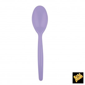 Plastic Spoon PS "Easy" Lilac 18,5 cm (20 Units) 