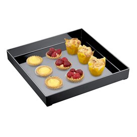 Plastic Tray Black 30x30cm (1 Unit) 