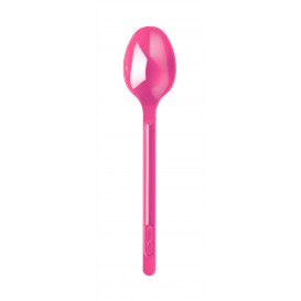 Plastic Spoon PS Fuchsia 17,5cm (600 Units)