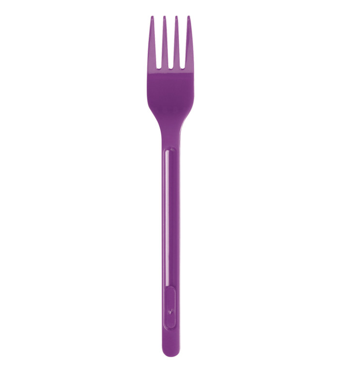 Plastic Fork PS Violet 17,5cm (20 Units) Plastic Fork PS Violet 17,5cm (20 Units)