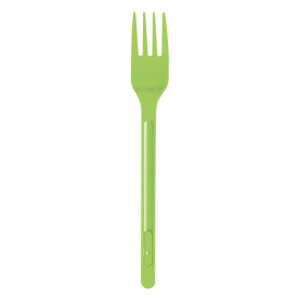 Plastic Fork PS Lime Green 17,5cm (600 Units)