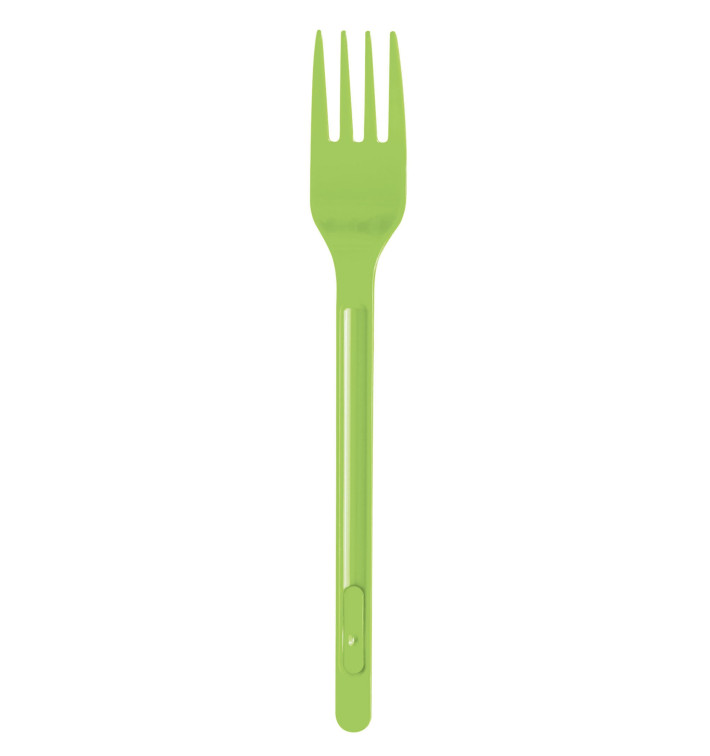 Plastic Fork PS Lime Green 17,5cm (600 Units) Plastic Fork PS Lime Green 17,5cm (600 Units)