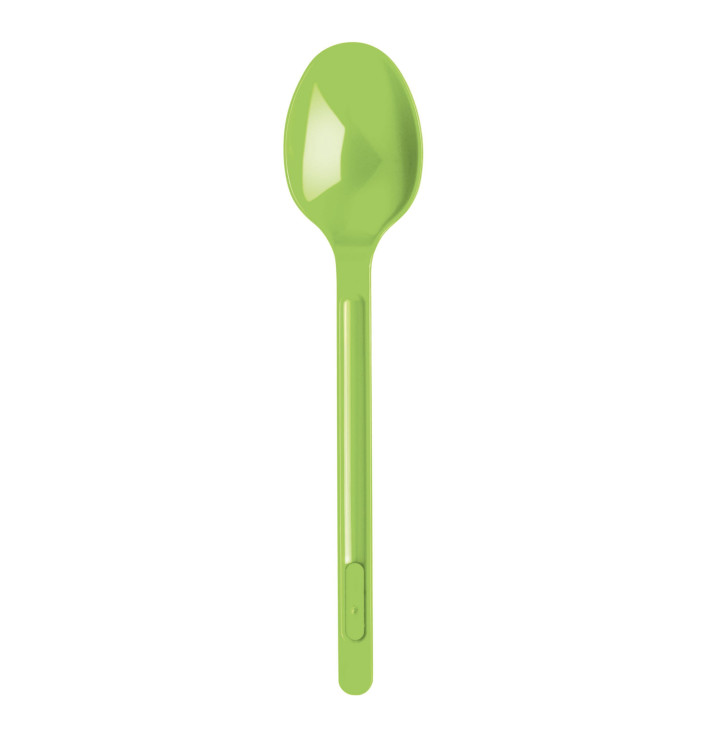 Plastic Spoon PS Lime Green 17,5cm (600 Units) Plastic Spoon PS Lime Green 17,5cm (600 Units)