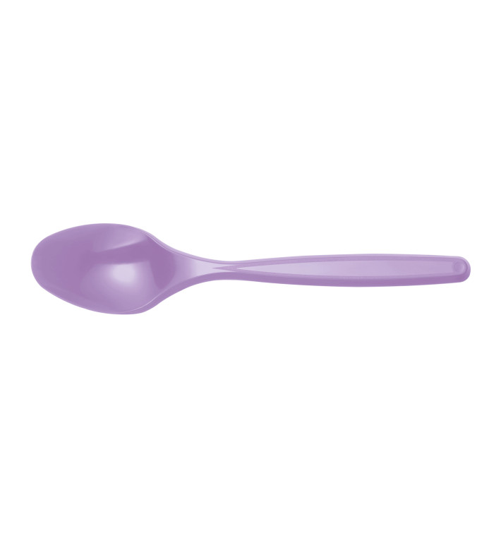 Plastic Teaspoon PS Lilac 12cm (1200 Units) Plastic Teaspoon PS Lilac 12cm (1200 Units)