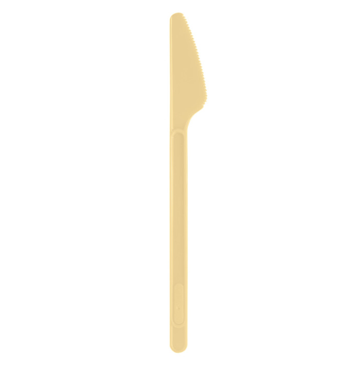 Plastic Knife PS Cream 17,5cm (600 Units) Plastic Knife PS Cream 17,5cm (600 Units)