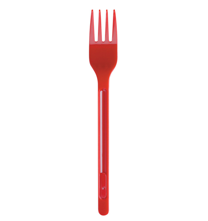 Plastic Fork PS Red 16,5cm (600 Units) Plastic Fork PS Red 16,5cm (600 Units)