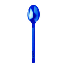 Plastic Spoon PS Dark Blue 17,5cm (20 Units) 