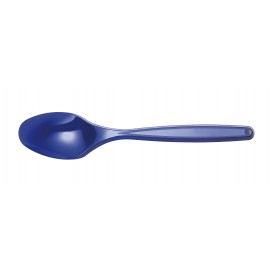 Plastic Teaspoon PS Dark Blue 12cm (40 Units) 