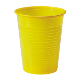 Plastic Cup PS Yellow 200ml Ø7cm (1500 Units)