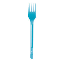 Plastic Fork PS Turquoise 17,5cm (600 Units)