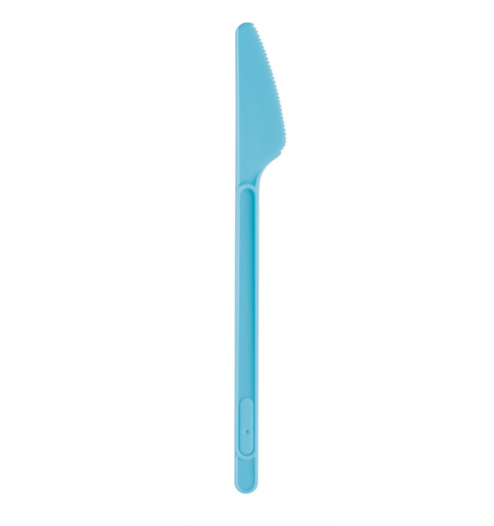 Plastic Knife PS Turquoise 17,5cm (600 Units)