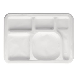 Plastic Compartment Tray Insert White 47x35cm (1000 Units)