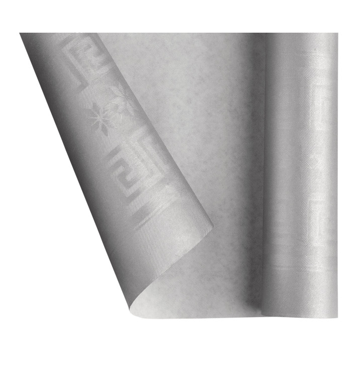 Paper Tablecloth Roll Silver 1,2x7m (1 Unit) Paper Tablecloth Roll Silver 1,2x7m (1 Unit)