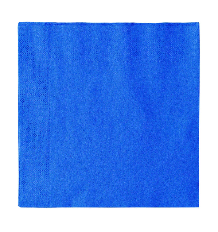 Paper Napkin 2 Layers Dark Blue 33x33cm (50 Units) Paper Napkin 2 Layers Dark Blue 33x33cm (50 Units)
