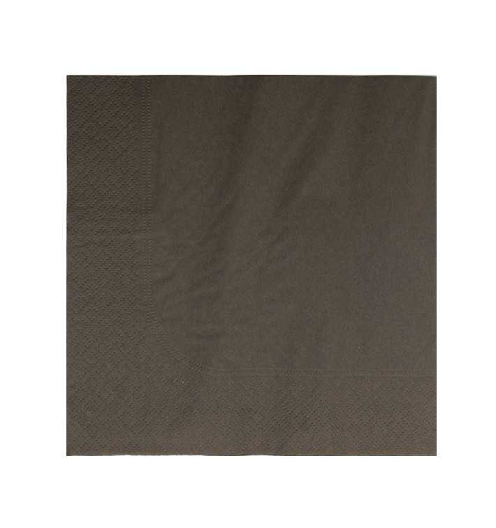 Paper Napkin 2 Layers Chocolate 33x33cm (50 Units) Paper Napkin 2 Layers Chocolate 33x33cm (50 Units)