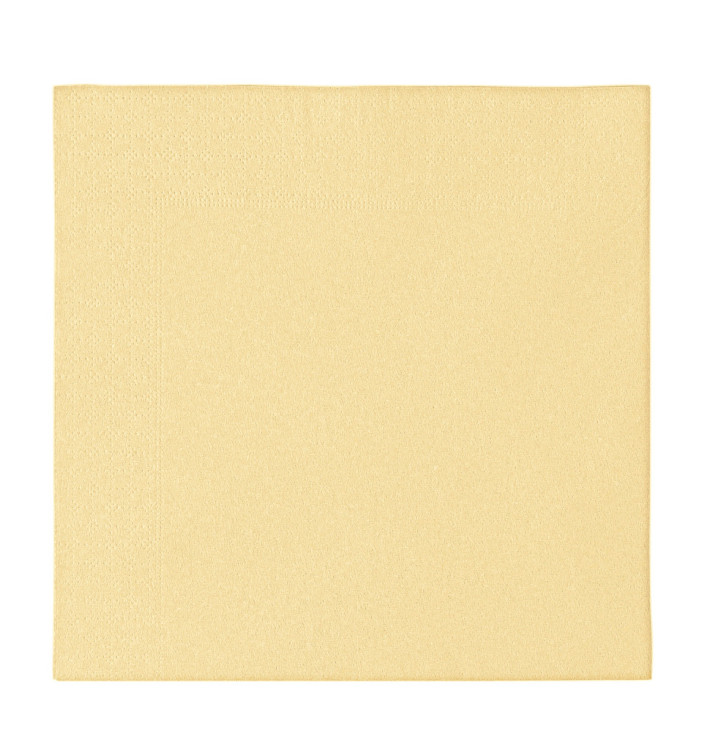 Paper Napkin 2 Layers Crema 33x33cm (50 Units) Paper Napkin 2 Layers Crema 33x33cm (50 Units)