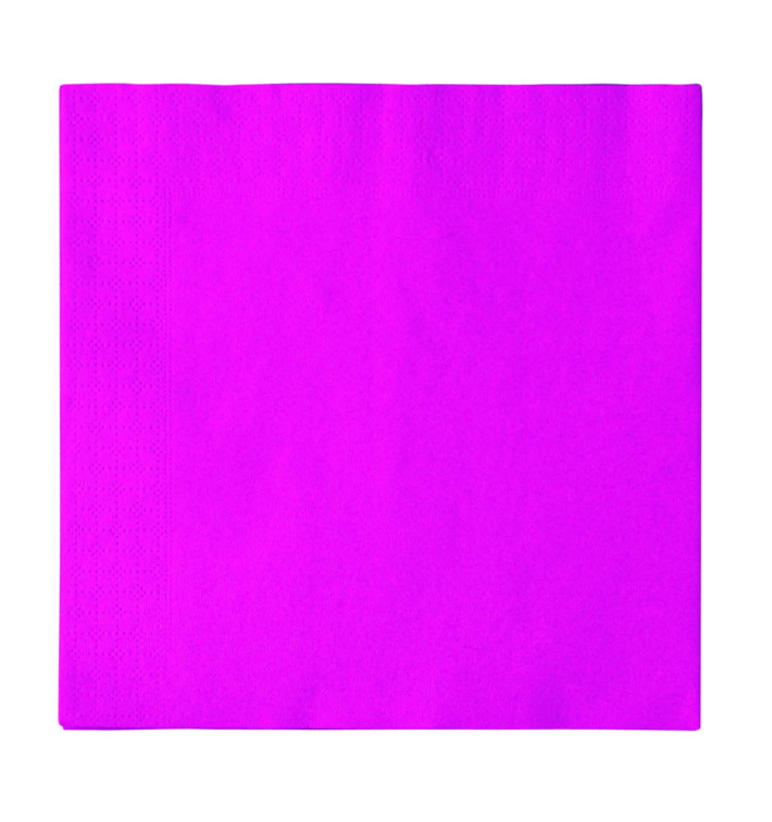 Paper Napkin 2 Layers Fuchsia 33x33cm (50 Units) Paper Napkin 2 Layers Fuchsia 33x33cm (50 Units)