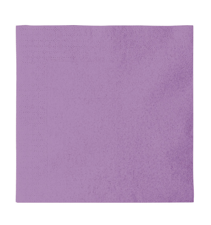 Paper Napkin 2 Layers Lilac 33x33cm (50 Units) Paper Napkin 2 Layers Lilac 33x33cm (50 Units)