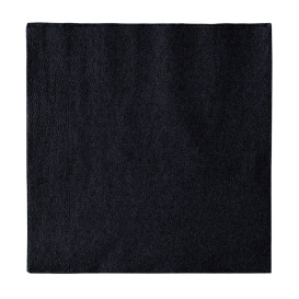 Paper Napkin 2 Layers Black 33x33cm (50 Units) 