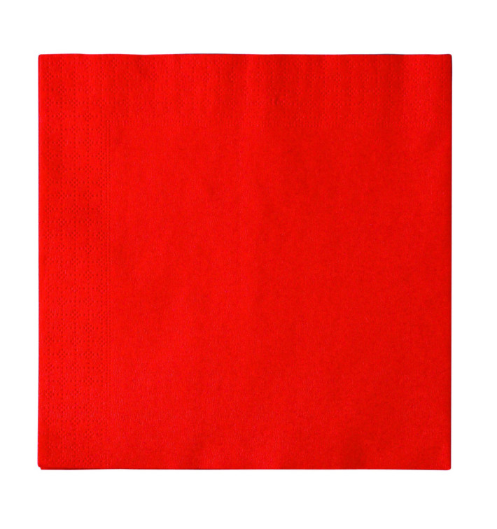 Paper Napkin 2 Layers Red 33x33cm (1200 Units) Paper Napkin 2 Layers Red 33x33cm (1200 Units)
