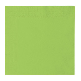 Paper Napkin 2 Layers Green Lime 33x33cm (50 Units) 