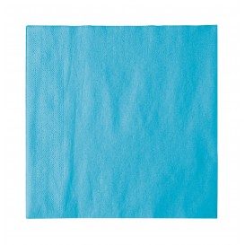 Paper Napkin 2 Layers Turquoise 33x33cm (50 Units) 