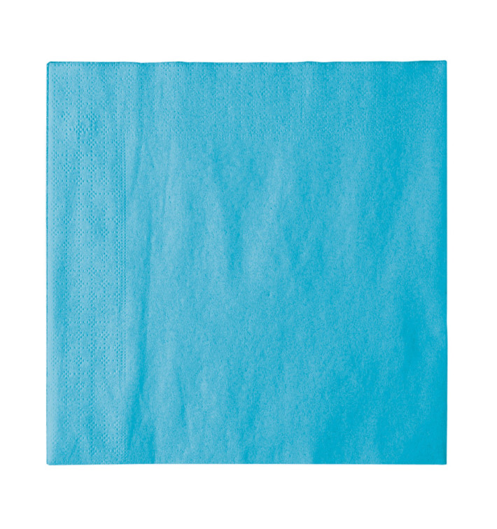 Paper Napkin 2 Layers Turquoise 33x33cm (50 Units) Paper Napkin 2 Layers Turquoise 33x33cm (50 Units)