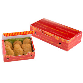 Paper Take-Out Box Small size 1,15x0,72x0,43cm (50 Units) 