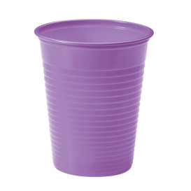 Plastic Cup PS Lilac 200ml Ø7cm (50 Units)