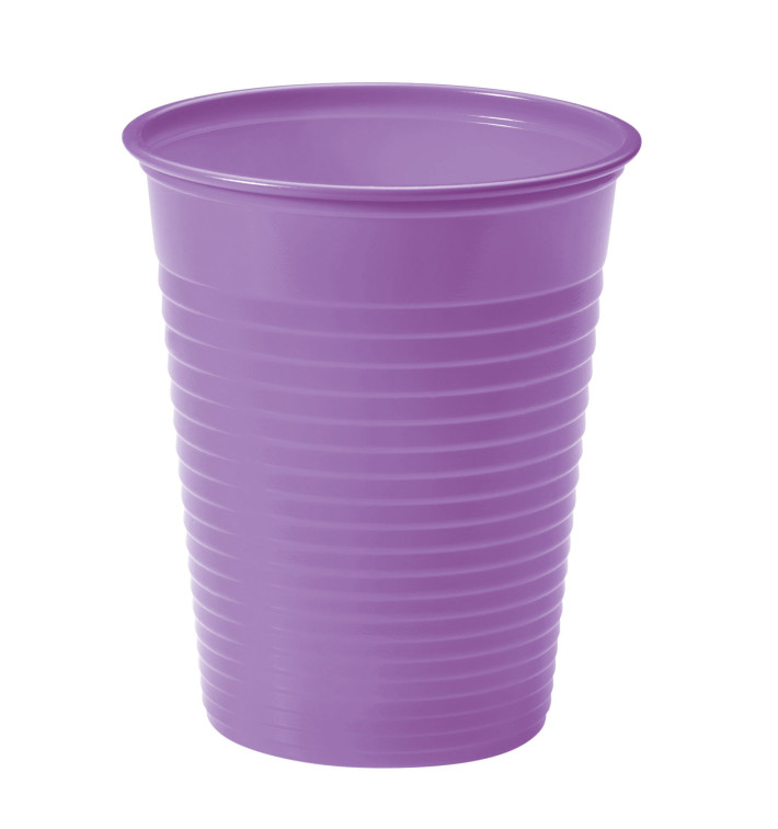 Plastic Cup PS Lilac 200ml Ø7cm (50 Units) Plastic Cup PS Lilac 200ml Ø7cm (50 Units)