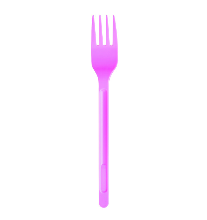 Plastic Fork PS Pink 17,5cm (600 Units) Plastic Fork PS Pink 17,5cm (600 Units)