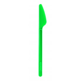 Plastic Knife PS Green 17,5cm (600 Units)