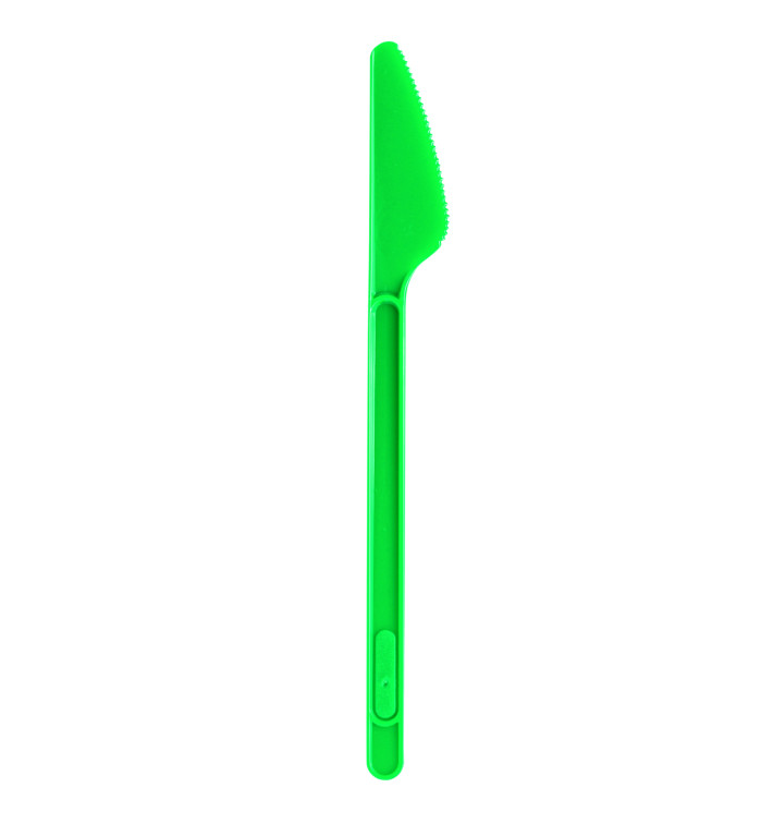 Plastic Knife PS Green 17,5cm (600 Units) Plastic Knife PS Green 17,5cm (600 Units)