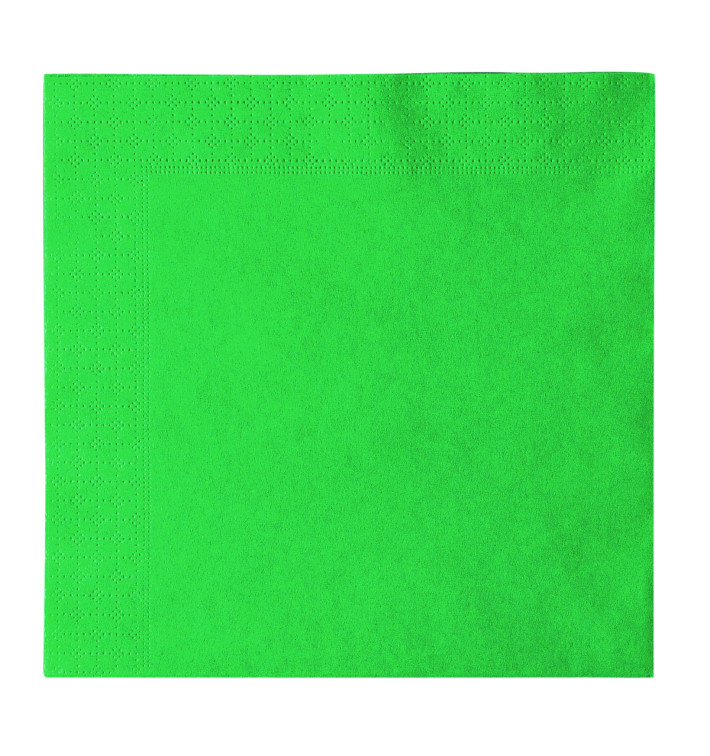 Paper Napkin 2 Layers Green 33x33cm (50 Units) Paper Napkin 2 Layers Green 33x33cm (50 Units)