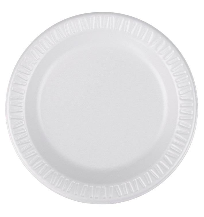 Foam Plate Foam "Quiet Classic" Laminated White 15 cm (125 Units) Foam Plate Foam "Quiet Classic" Laminated White 15 cm (125 Units)