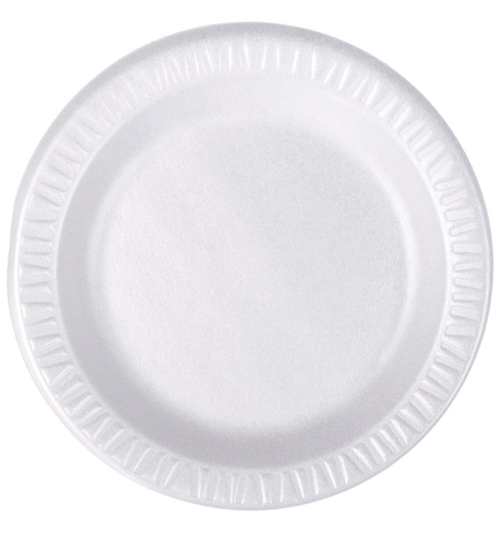 Foam Plate "Quiet Classic" Laminated White Ø18 cm (1000 Units) Foam Plate "Quiet Classic" Laminated White Ø18 cm (1000 Units)