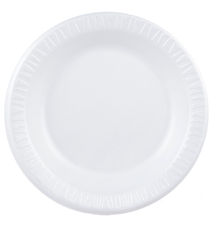 Foam Plate Foam "Quiet Classic" Laminated White Ø26 cm (125 Units) Foam Plate Foam "Quiet Classic" Laminated White Ø26 cm (125 Units)