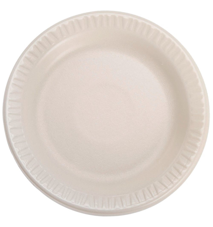 Foam Plate Foam "Quiet Classic" Laminated Honey 15 cm (125 Units) Foam Plate Foam "Quiet Classic" Laminated Honey 15 cm (125 Units)