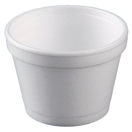 Foam Container White 12 Oz/355ml Ø11cm (25 Units) 