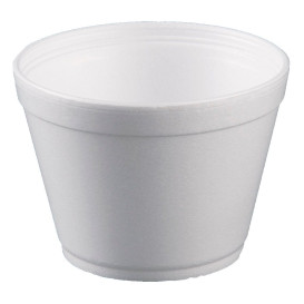 Foam Container White 16Oz/475ml Ø11,7cm (500 Units)